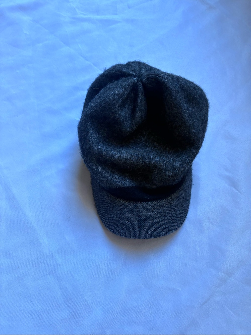 Duluth Trading Charcoal Gray Wool Newsboy Cap